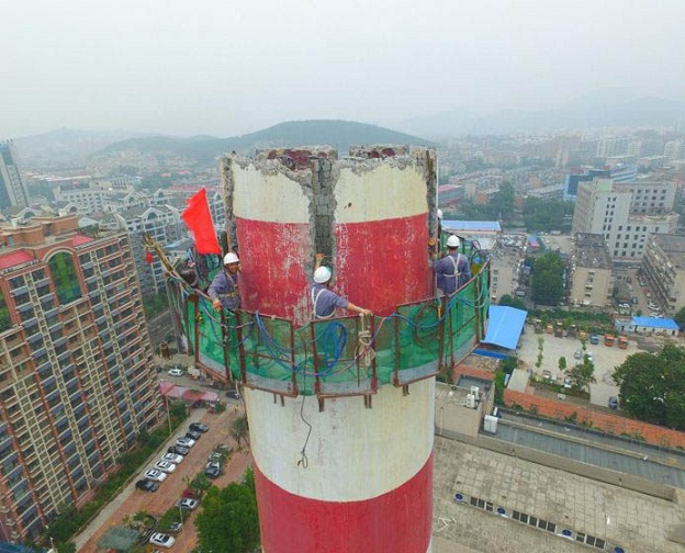 石家莊煙囪拆除的方法與安全步驟